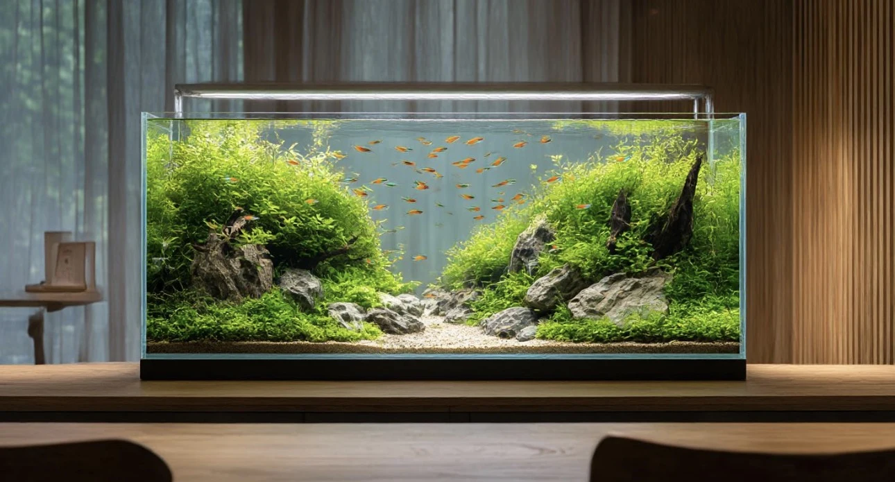 A lush planted aquarium · design inspiration