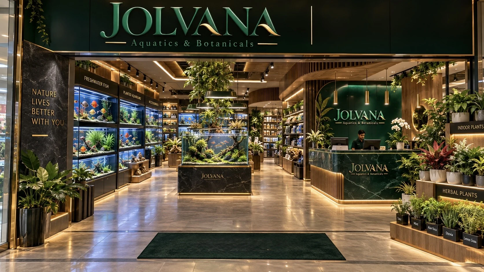 Jolvana showroom concept visual